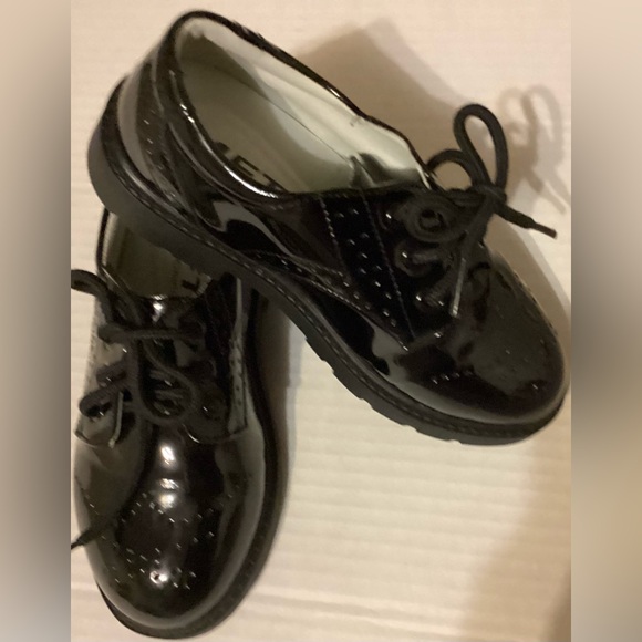 MFT Other - Patent leather shoes unisex 29= 11.5 Black Lace-Up Shoes Boys